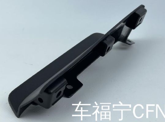 テスラモデルX 2015-2021用左手ホイールフェアリング ブラックプラスチック