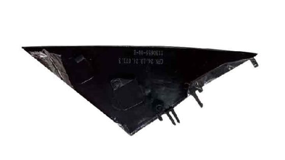 テスラ モデル3 右Aピラーカバー 2017-2023 ABSプラスチック ブラック