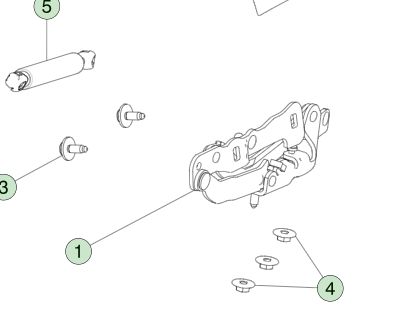テスラモデル3 2021 右手トランクヒンジ 1551481-00-E