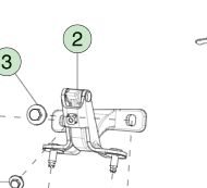 テスラモデルY 左手リフトゲートヒンジ組 1500494-00-C
