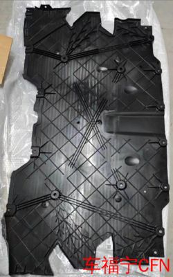 テスラモデルS/X 2021 ABSプラスチック用ブラックリアアエロシールド