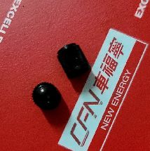 テスラ モデル3/Y/X/S TPMS ダストキャップ - ブラックプラスチックバルブステムカバー
