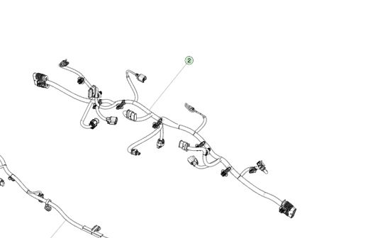 テスラモデル3 2020年 FEM ハーネス組 1567961-00-A ブラック