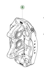 テスラモデル3 左前ブレーキキャリパー 8008202-00-A 2017-2023