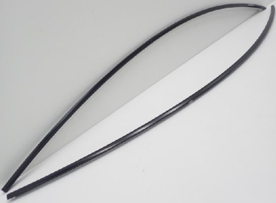 テスラモデル3 2017+用ブラックラバーエクステリアトリム 212x26x5mm