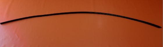 テスラ モデル3 2017+ 用 ブラックラバーブライトワーク 212x26x5mm