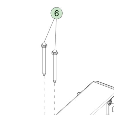 テスラ モデル3/Y 2017-2023用 M10x130 スチール HF ボルト 1446114-00-B