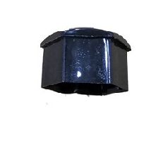 テスラモデルS/3用のマットブラックホイールナッツカバー 22mm 15mm ABSプラスチック