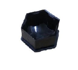 テスラモデルS/3用のマットブラックホイールナッツカバー 22mm 15mm ABSプラスチック