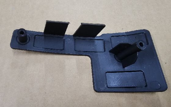 2021年テスラモデルX 左フォグランプホルダー 18x9x5cm ブラックABS