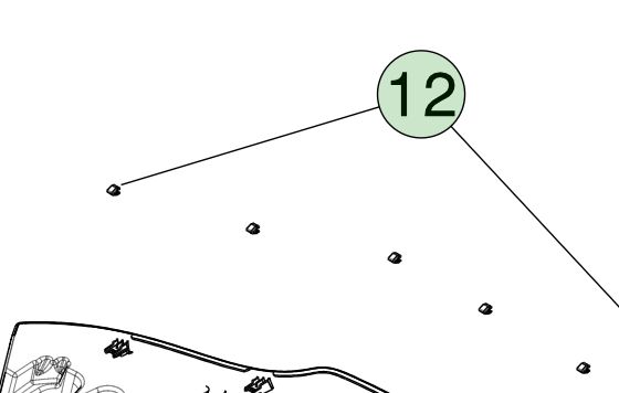 6MM エッジクリップ テスラ モデル X 左手 2R IB/OB サイド シールド 組 1496105-00-B